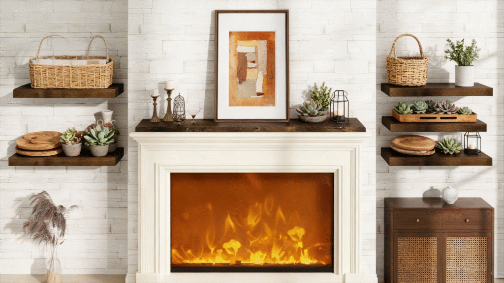 fireplace mantels shelf