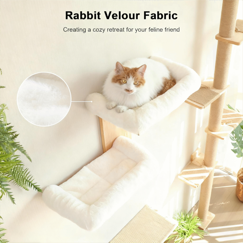 cat climb jump shelf